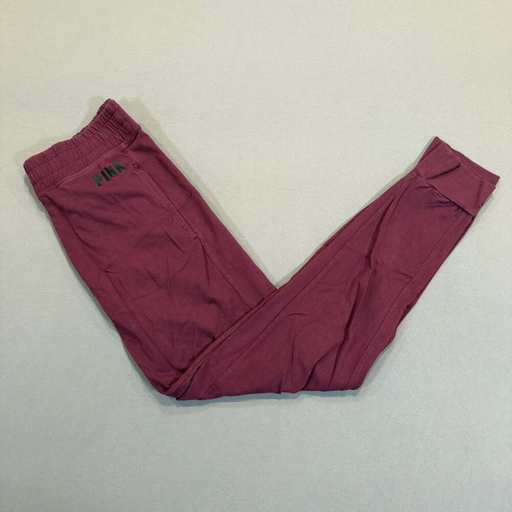 Pink Victoria's Secret Jogger Pants Size M Maroon